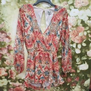FINAL SALE Show Me Your MuMu Sz S romper